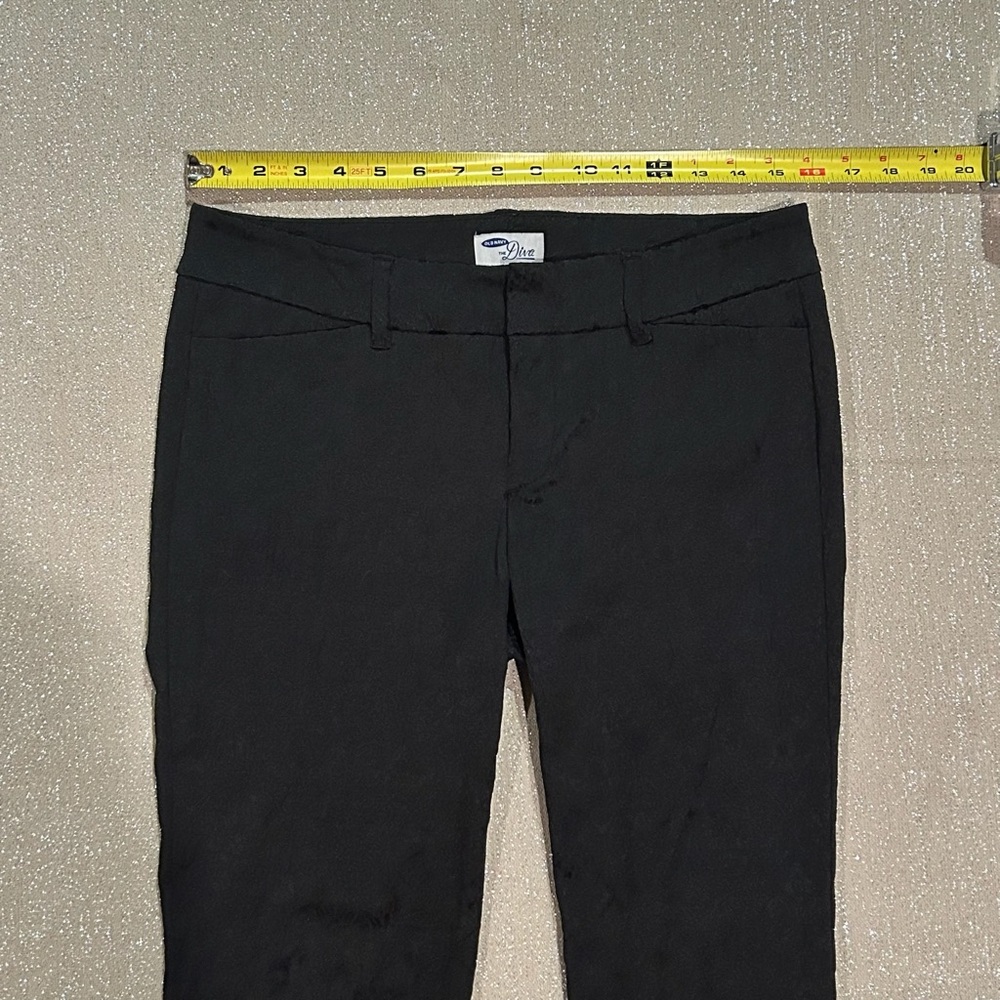 Old Navy “The Diva” black jacquard ankle pants, size 6 - Picture 8 of 12